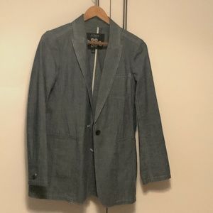 J crew blue light blazer